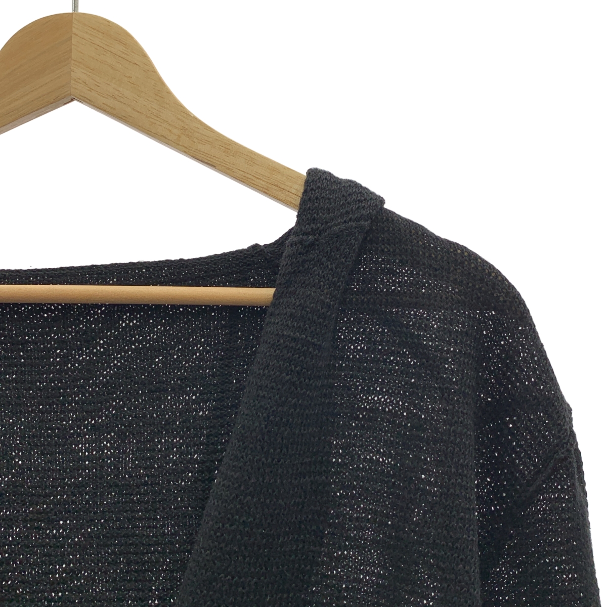 m.a+ / エムエークロス メッシュニット フーデッドカーディガン