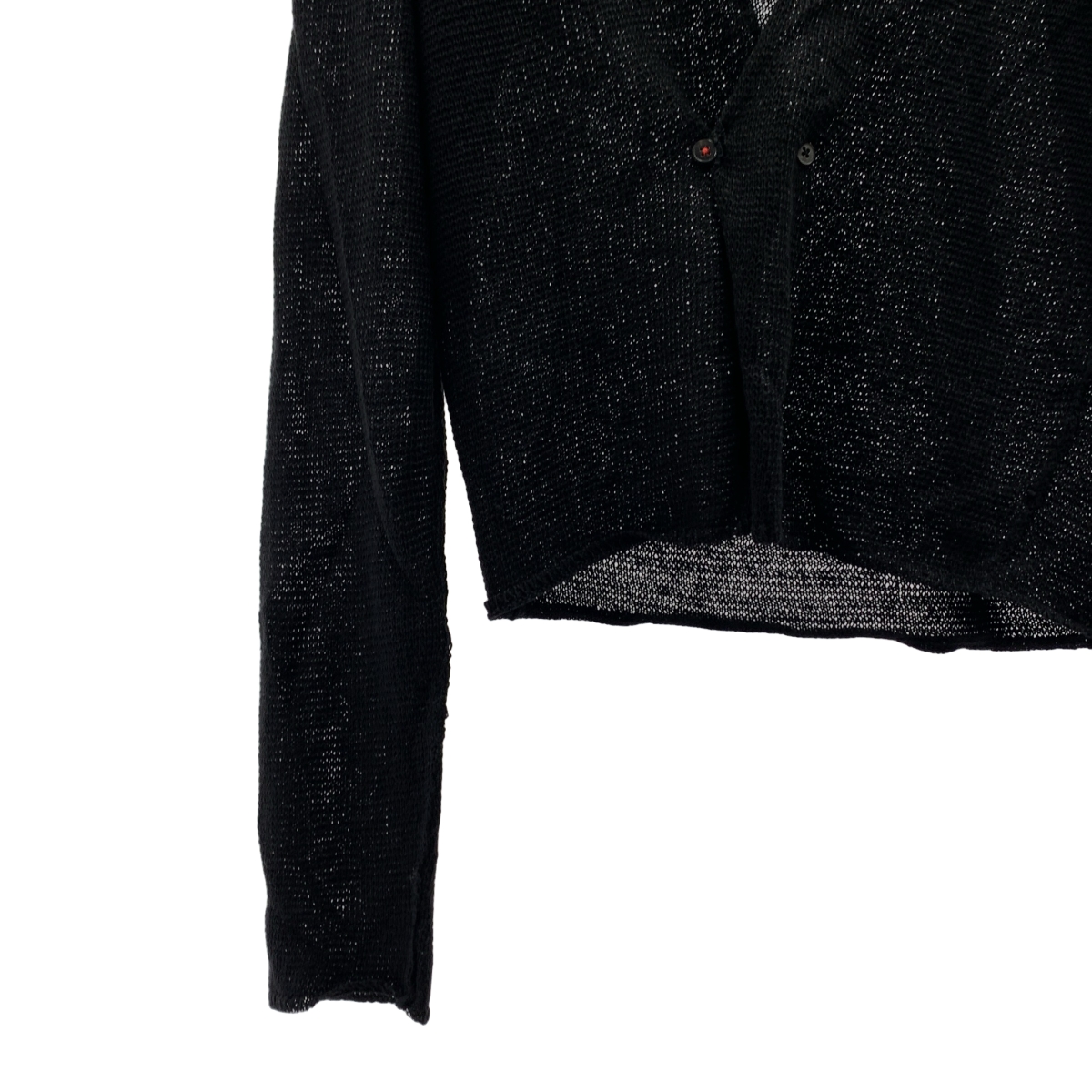 m.a+ / エムエークロス メッシュニット フーデッドカーディガン