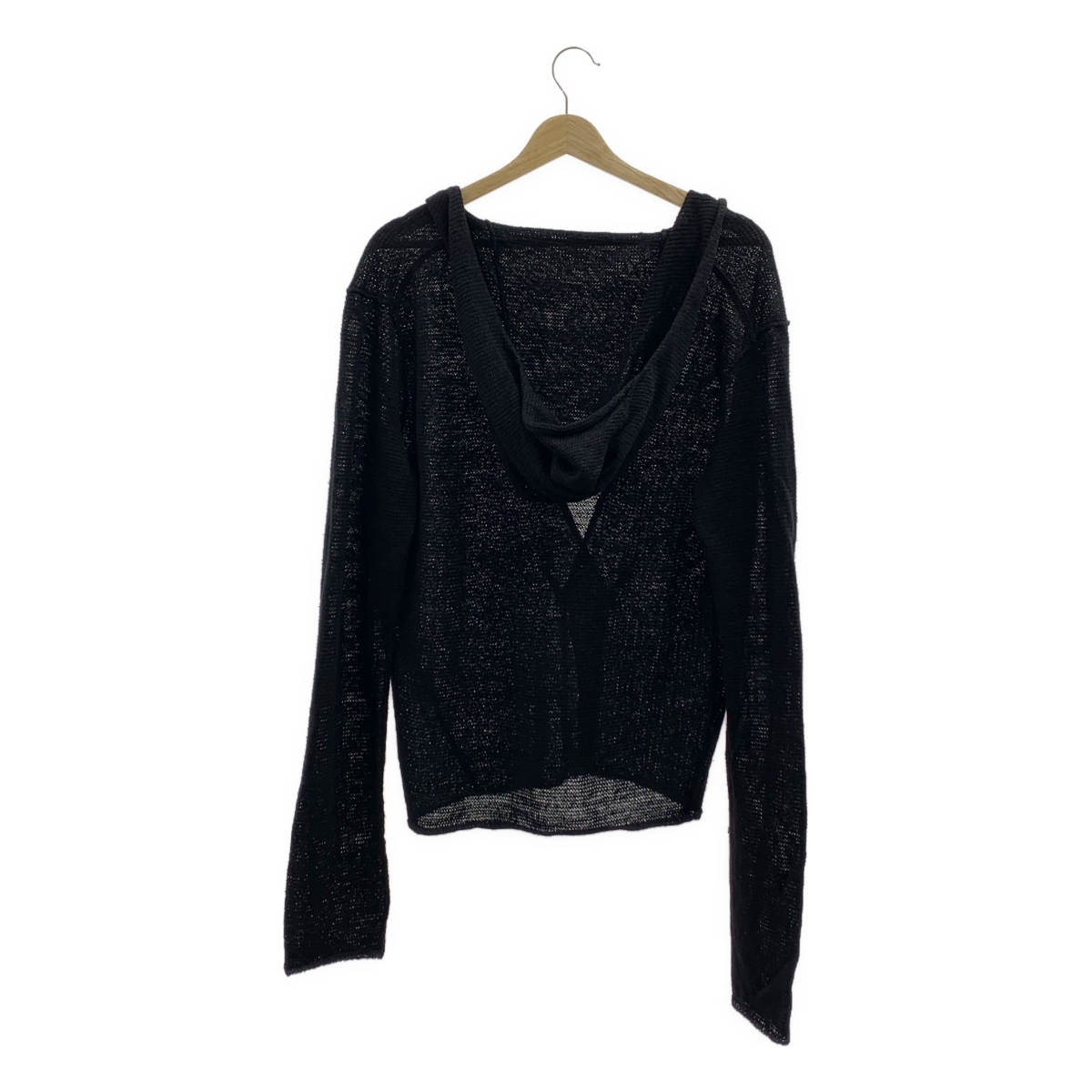 m.a+ / エムエークロス メッシュニット フーデッドカーディガン