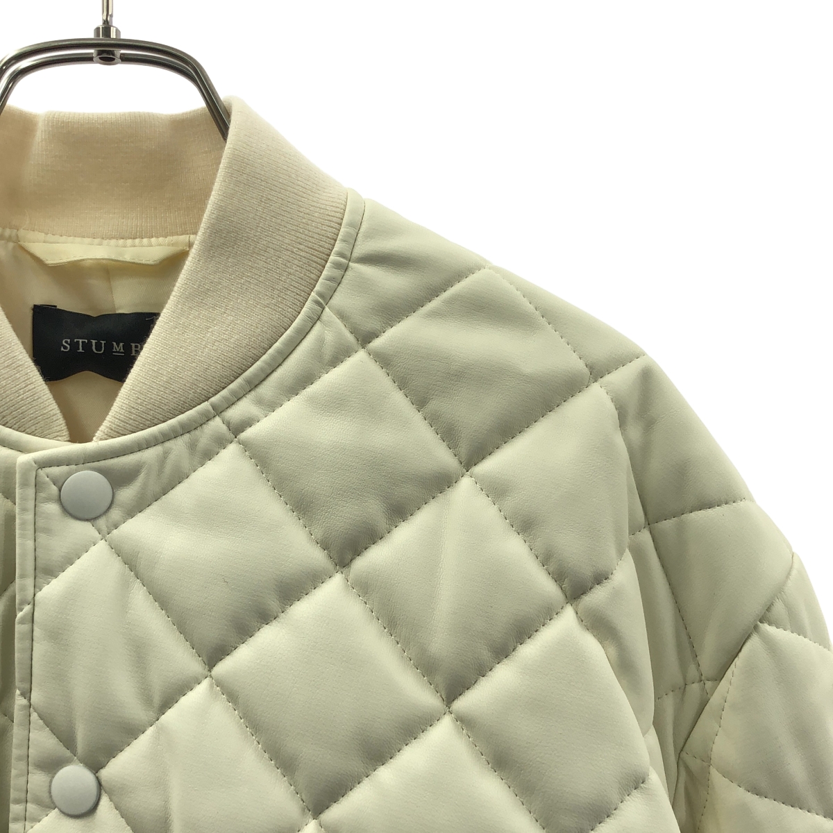 その他 エコレザー キルティング ブルゾン ジャケット