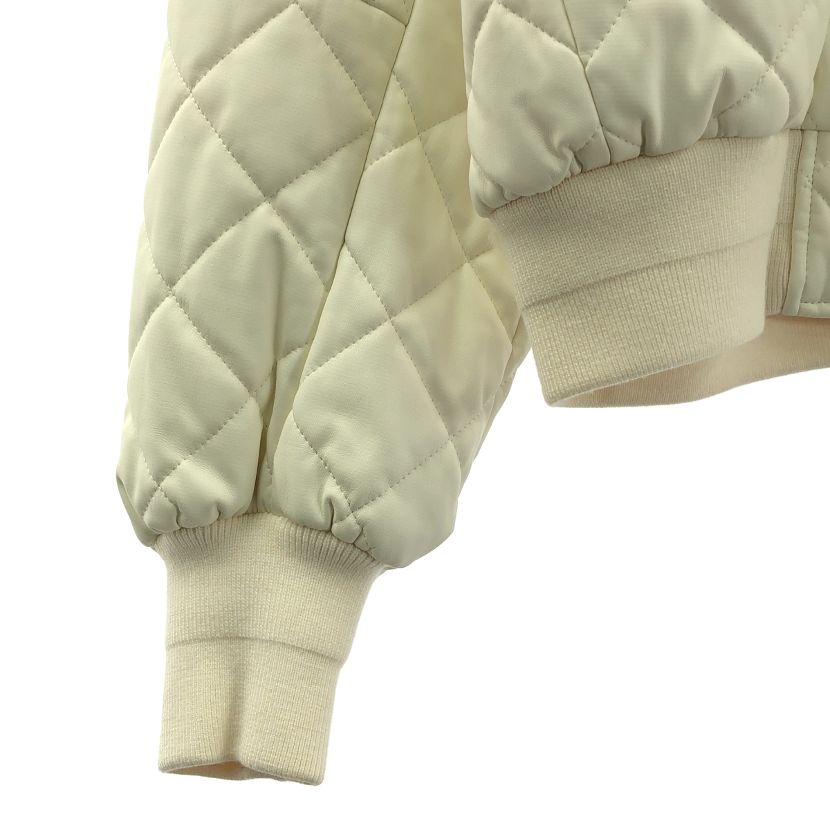 その他 エコレザー キルティング ブルゾン ジャケット