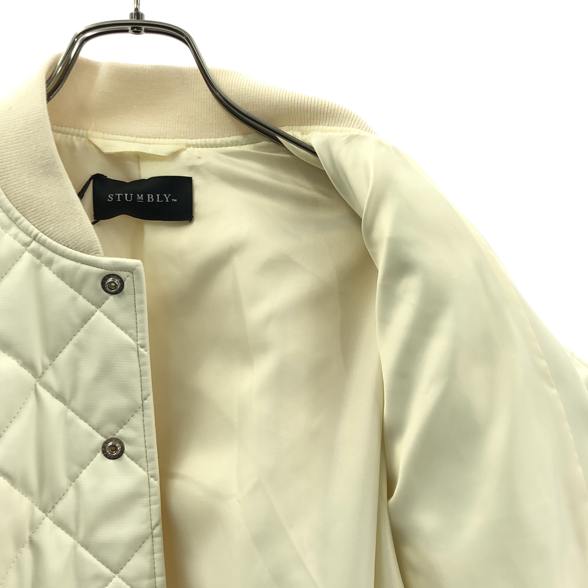 その他 エコレザー キルティング ブルゾン ジャケット