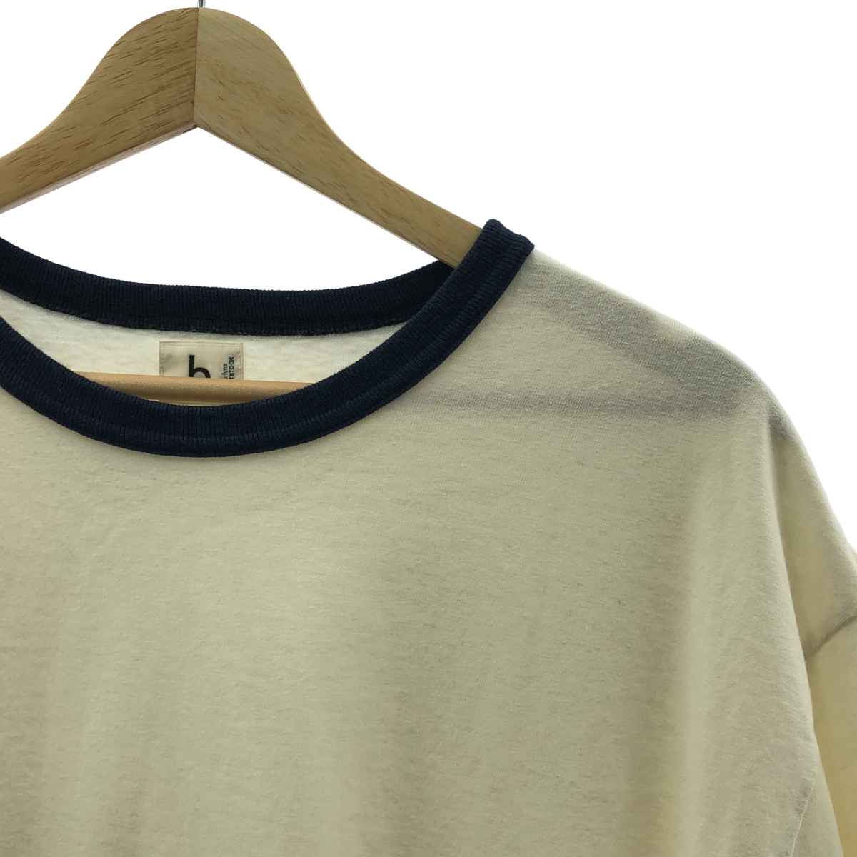 blurhms / ブラームス ONLY ARK別注 コットン リンガー トリムTシャツ