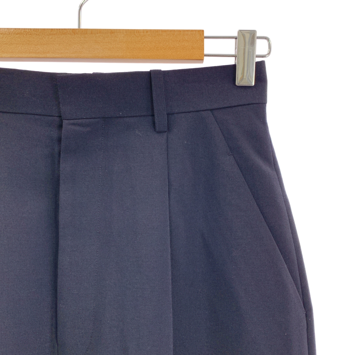 BLAMINK / ブラミンク ウールモヘヤタックタイト オーバーシルエット スカート / 裏地付き