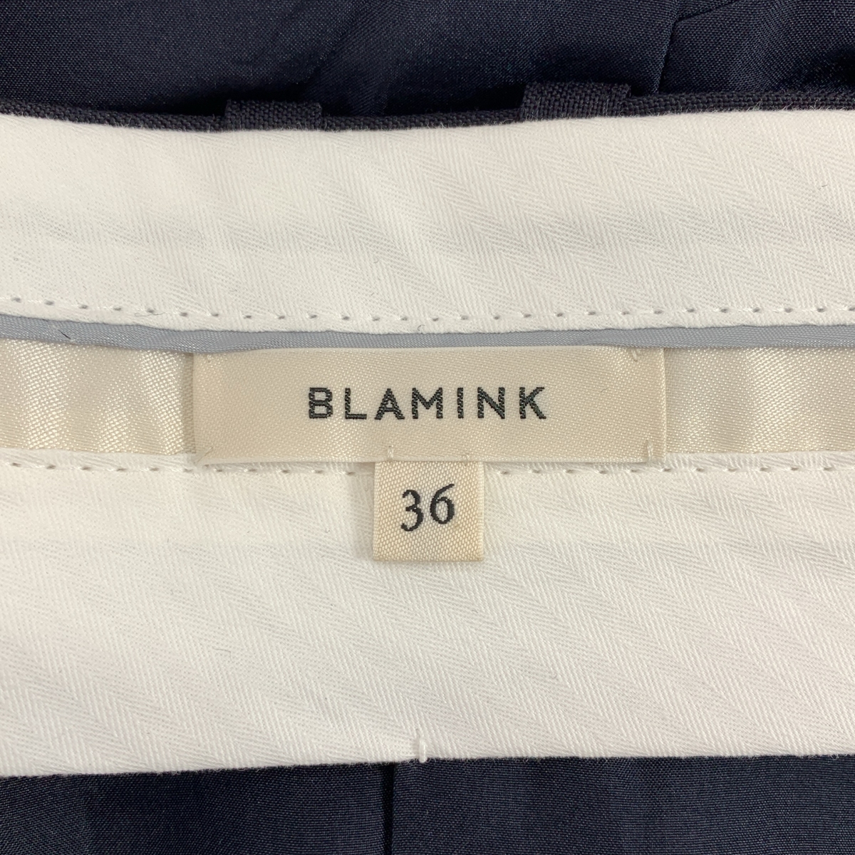 BLAMINK / ブラミンク ウールモヘヤタックタイト オーバーシルエット スカート / 裏地付き