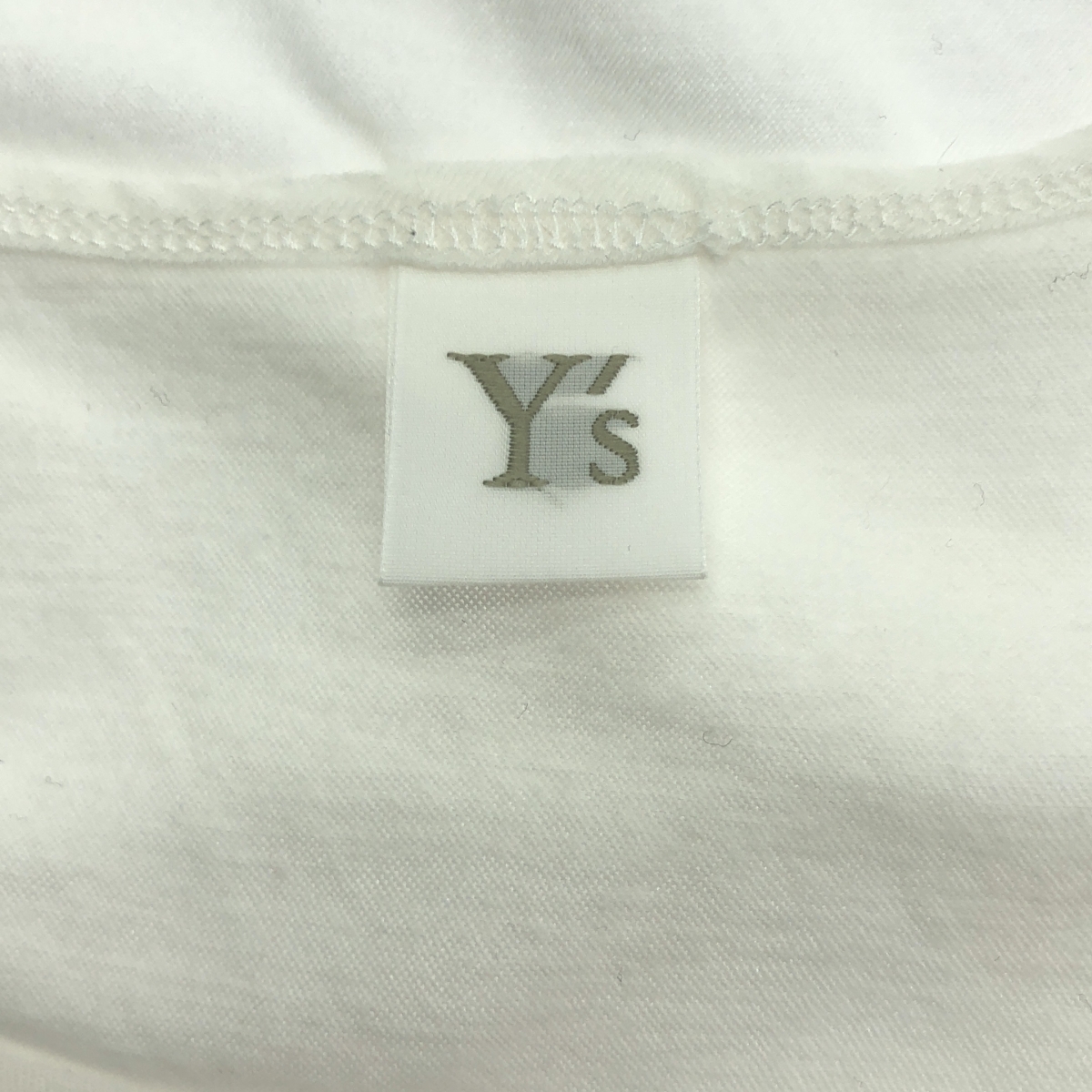 Y's / ワイズヨウジヤマモト コットンボイルプレーン 半袖 ワイド Tシャツ