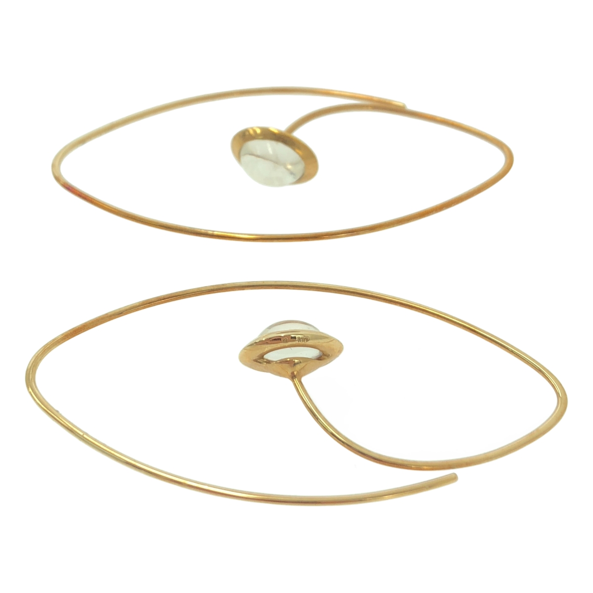 Hirotaka / ヒロタカ 2ペア フープ イヤリング ピアス