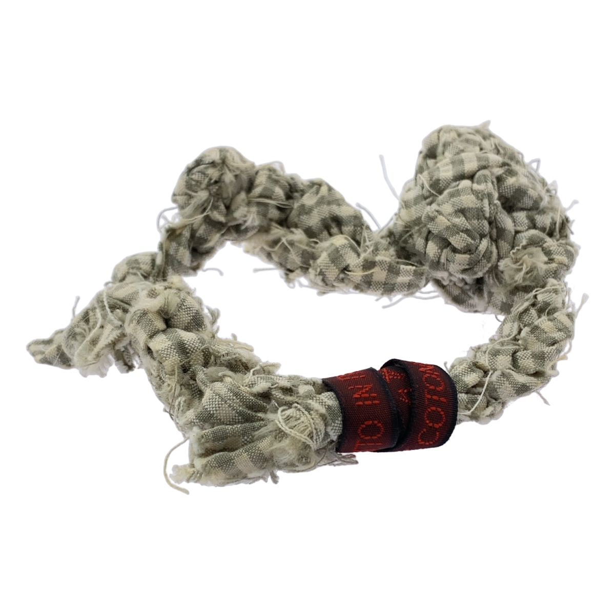 DANIELA GREGIS / ダニエラグレジス チェック 編み込み ブレスレット