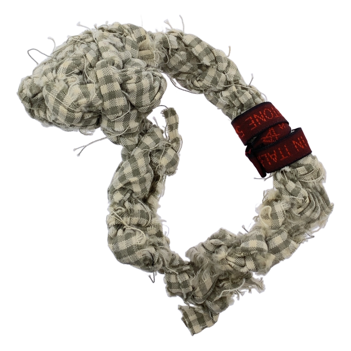 DANIELA GREGIS / ダニエラグレジス チェック 編み込み ブレスレット