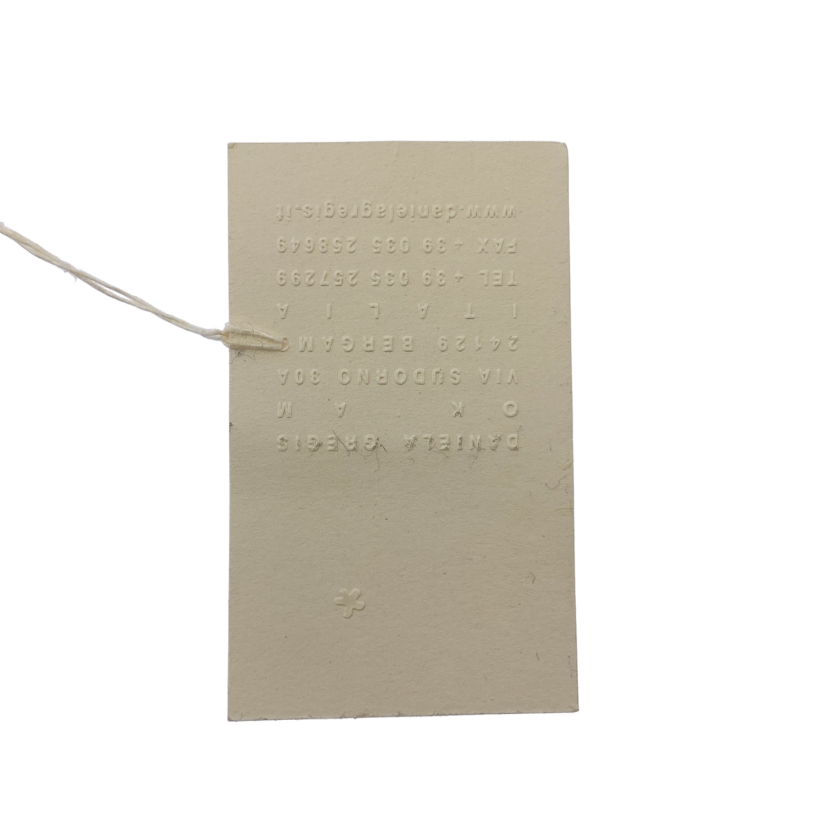 DANIELA GREGIS / ダニエラグレジス チェック 編み込み ブレスレット