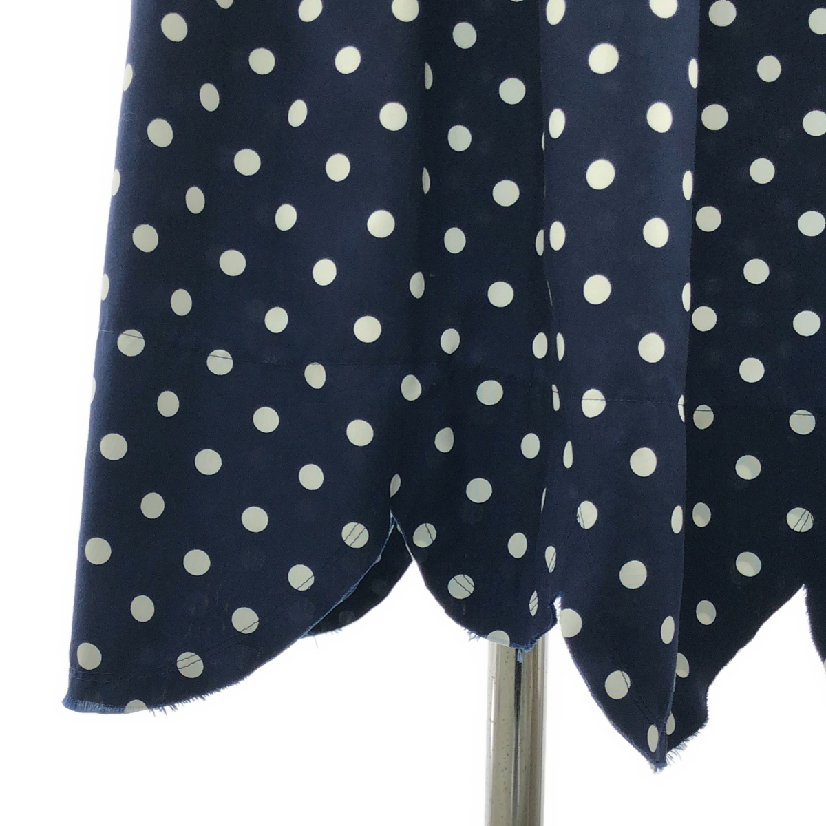 robe de chambre COMME des GARCONS / ローブドシャンブルコムデギャルソン スカラップ ドット ロング イージースカート