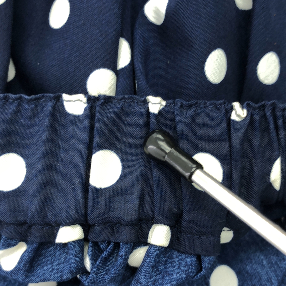 robe de chambre COMME des GARCONS / ローブドシャンブルコムデギャルソン スカラップ ドット ロング イージースカート