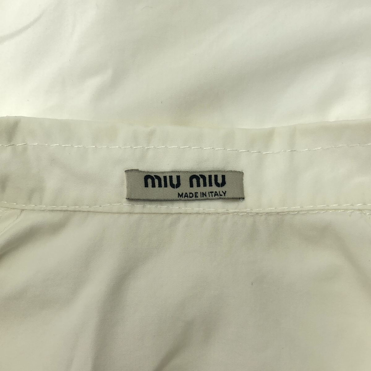 miu miu / ミュウミュウ パフスリーブ ブラウス
