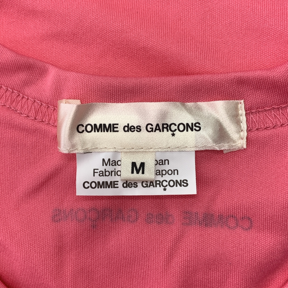 COMME des GARCONS / コムデギャルソン ポリエステル クルーネック カットソー