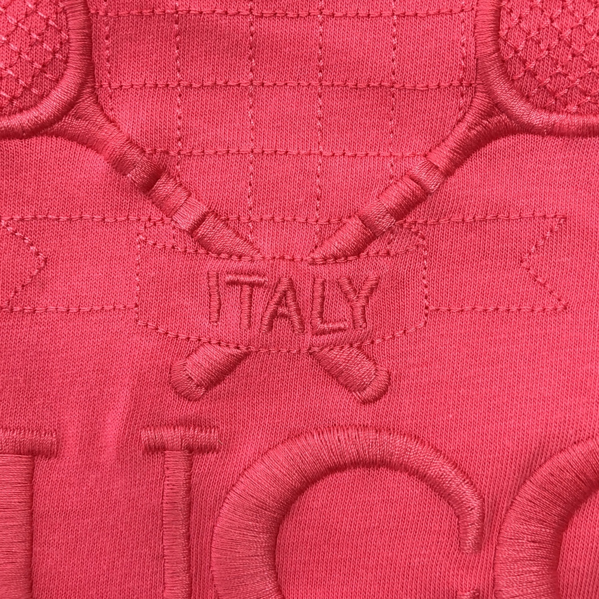 GUCCI / グッチ エンブロイダリー インターロッキング ロゴ オーバー Tシャツ カットソー