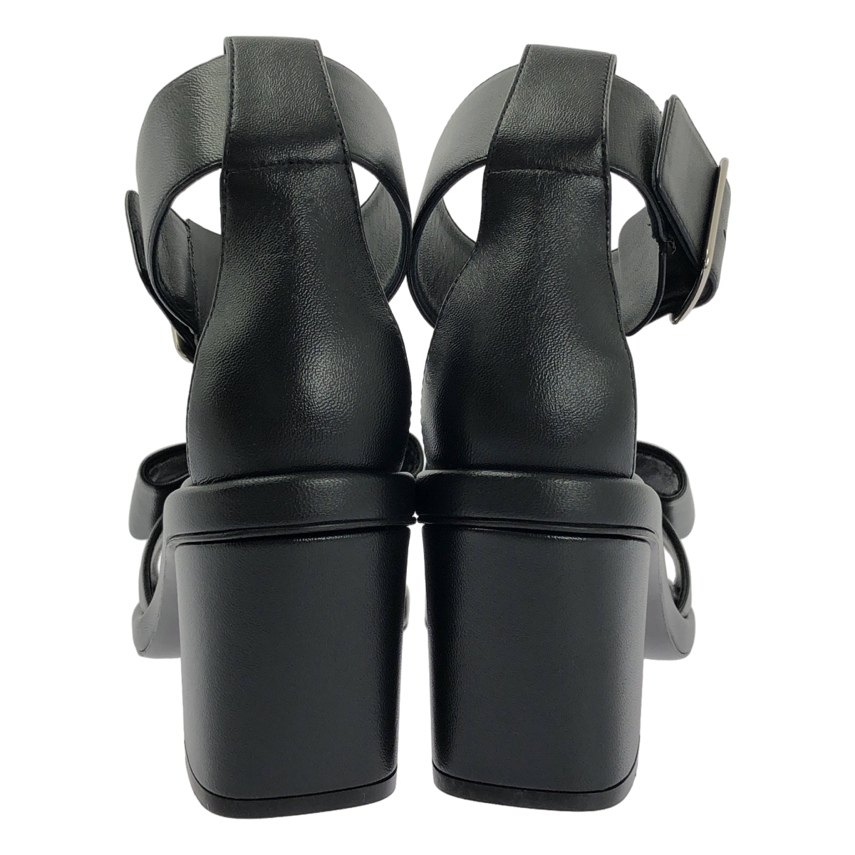 COMME des GARCONS / コムデギャルソン レザー リボン ストラップ ヒール サンダル