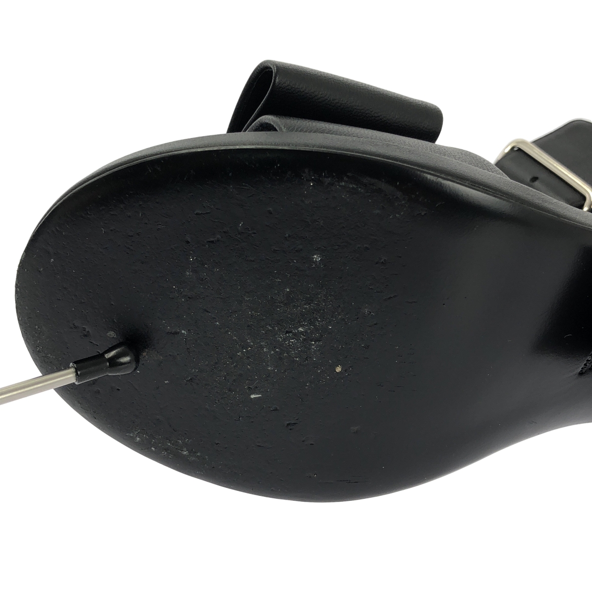 COMME des GARCONS / コムデギャルソン レザー リボン ストラップ ヒール サンダル