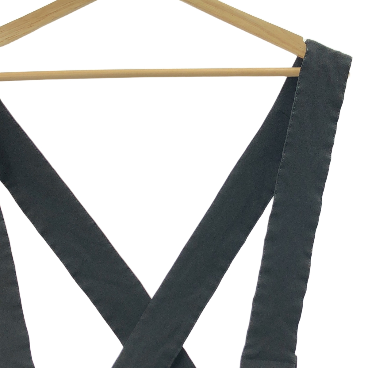 COMME des GARCONS HOMME PLUS / コムデギャルソンオムプリュス ポリエステル 製品加工 断ち切り ベルクロショルダー サロペット パンツ