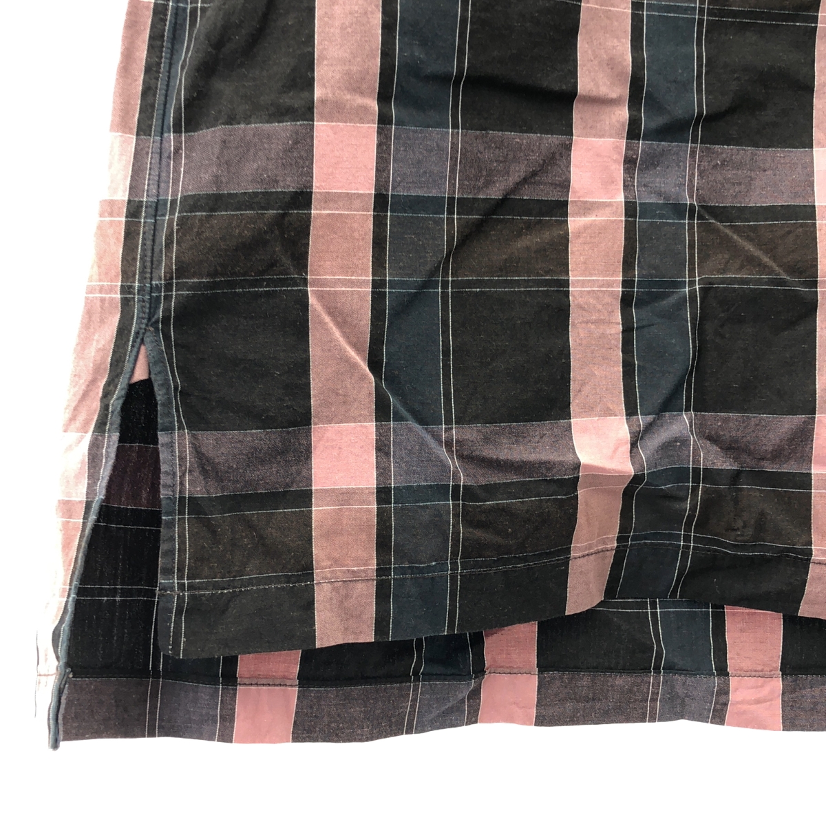 Kaptain Sunshine / キャプテンサンシャイン Open Collar S/S Shirt チェック オープンカラー コットン 半袖 シャツ