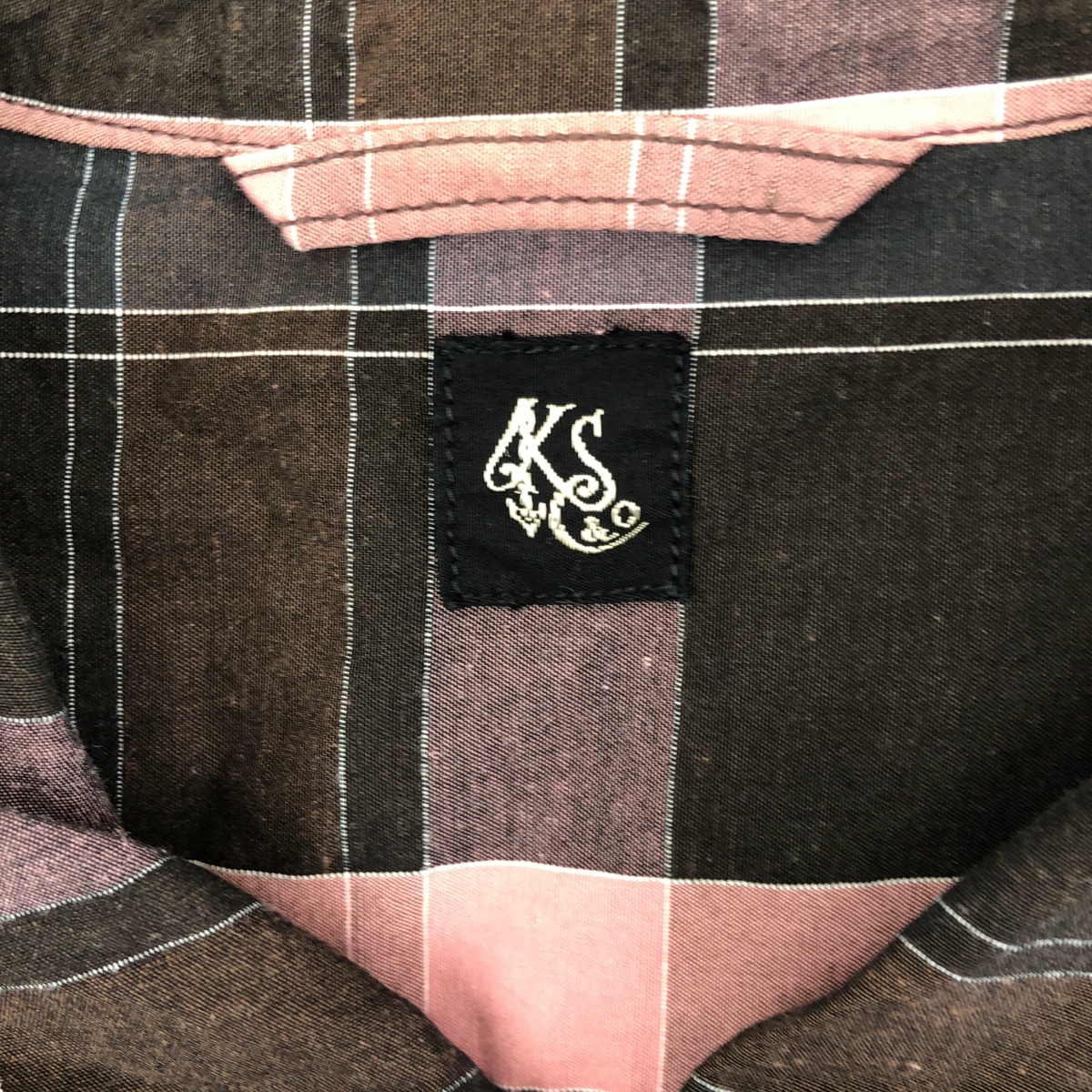 Kaptain Sunshine / キャプテンサンシャイン Open Collar S/S Shirt チェック オープンカラー コットン 半袖 シャツ