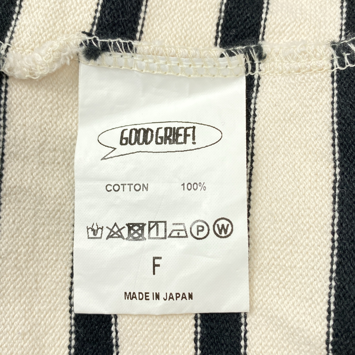 L'Appartement / アパルトモン × GOOD GRIEF / グッドグリーフ MIDDLE BORDER TOP / ボーダー バスク オーバー カットソー