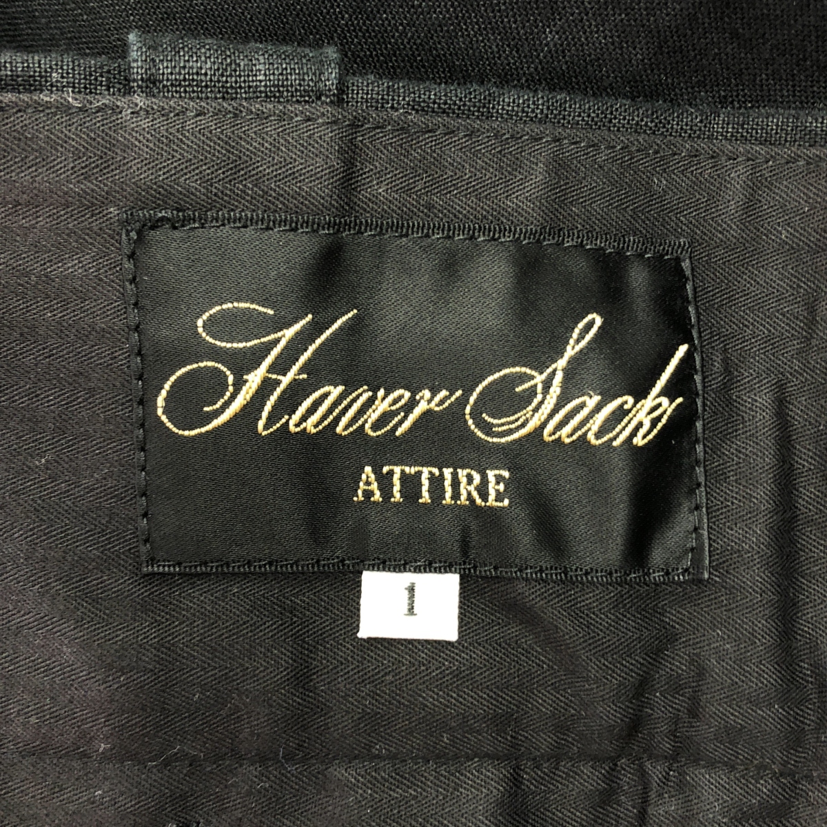 HAVERSACK / ハバーサック attire / タック ワイド トラウザーズ パンツ