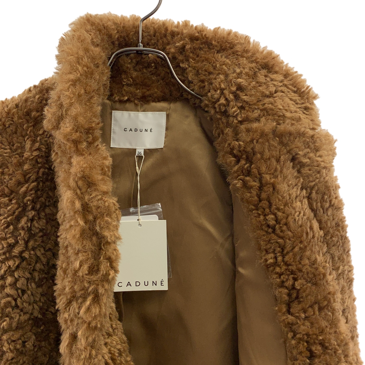 CADUNE / カデュネ ボア オーバーシルエット ベスト / 総裏地