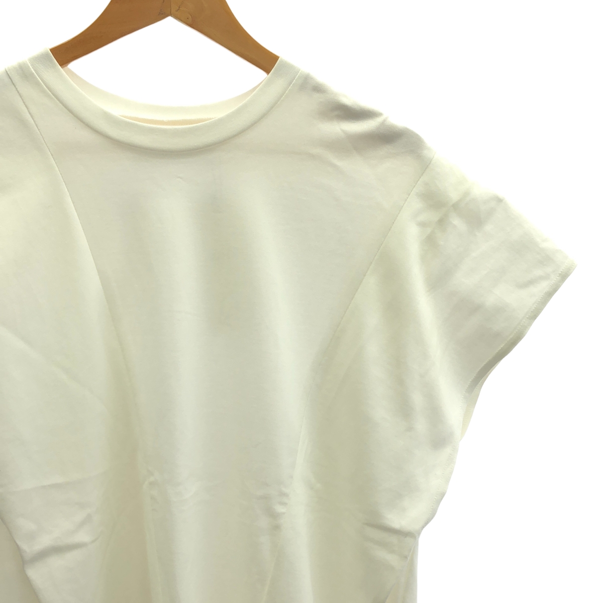 UJOH / ウジョー コットン アシンメトリー タンクトップ