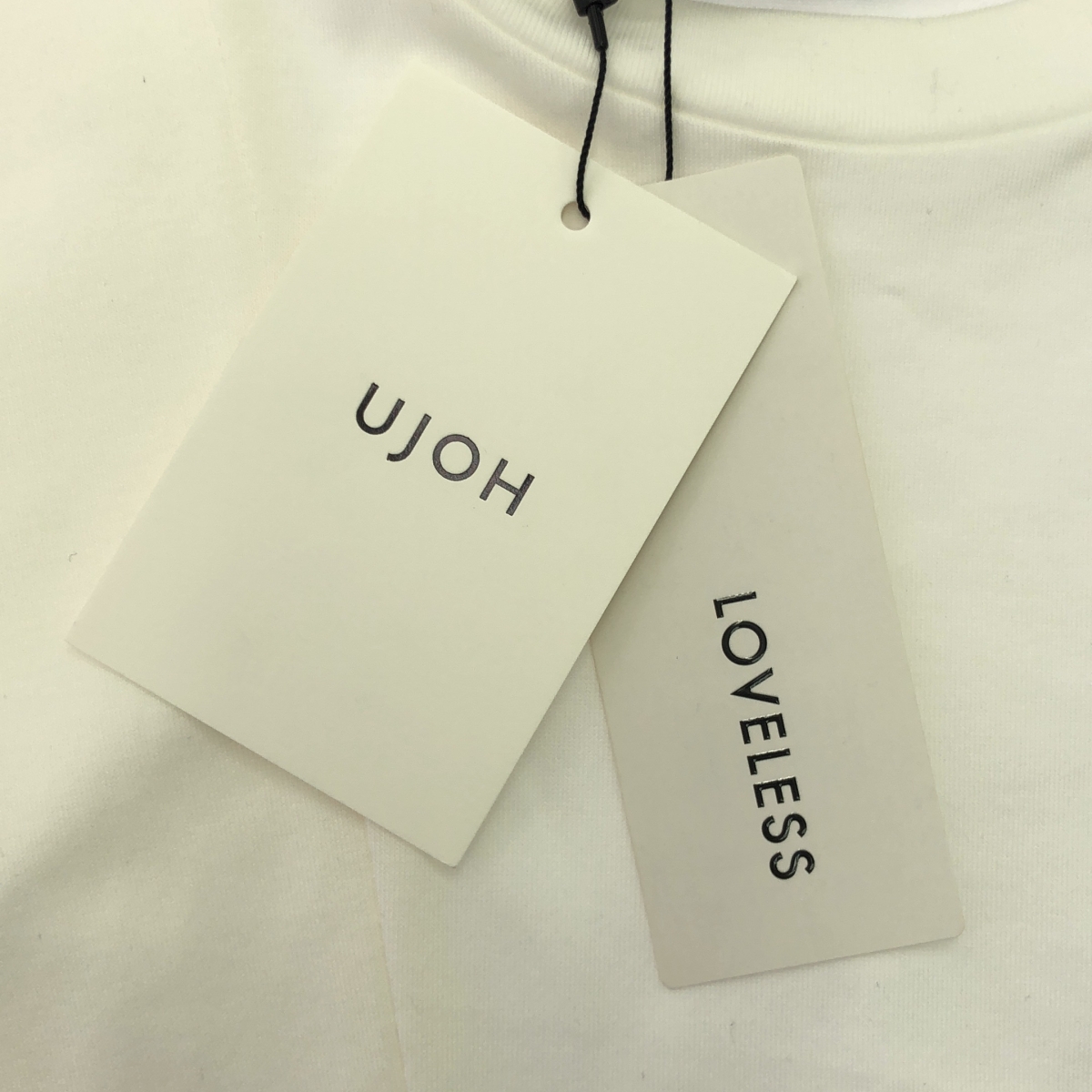 UJOH / ウジョー コットン アシンメトリー タンクトップ