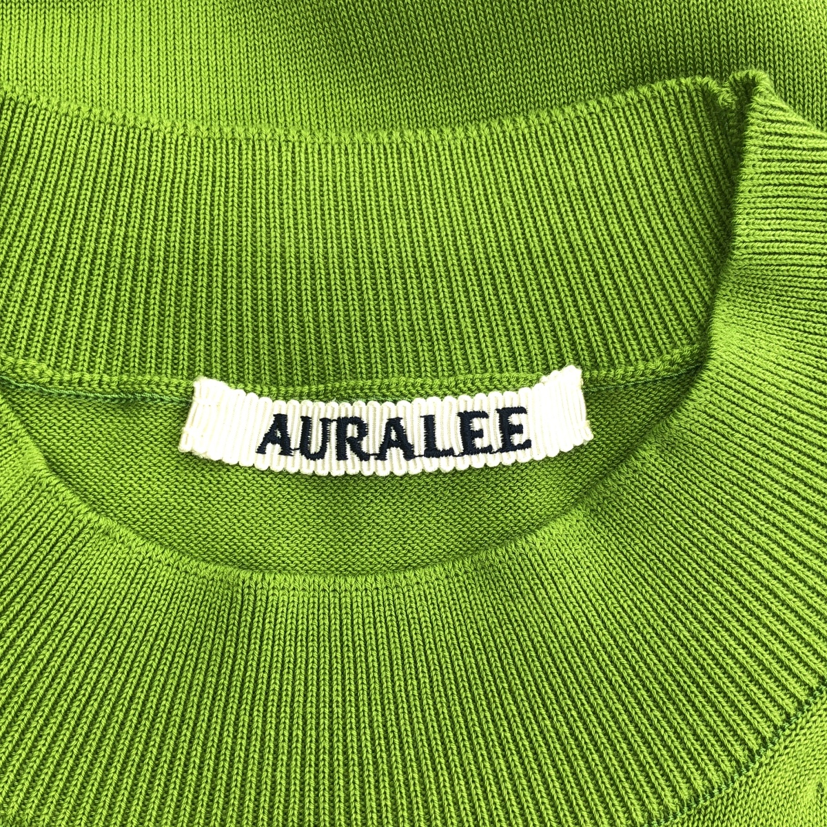 AURALEE / オーラリー SUPER HIGH GAUGE COTTON KNIT SLEEVELESS スーパーハイゲージ コットンニット スリーブレス