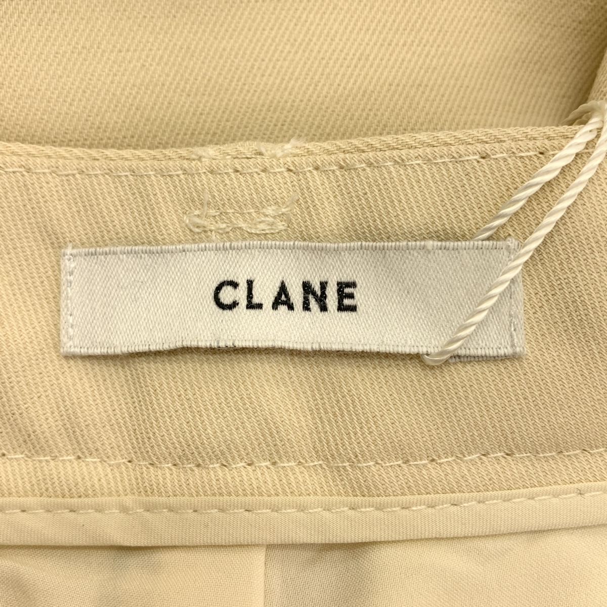 CLANE / クラネ FRINGE TAPERED PANTS フリンジ パンツ