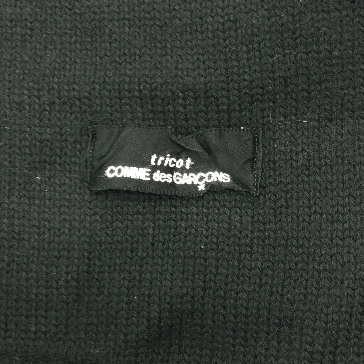 tricot COMME des GARCONS / トリココムデギャルソン ウール 変形 ノースリーブニット