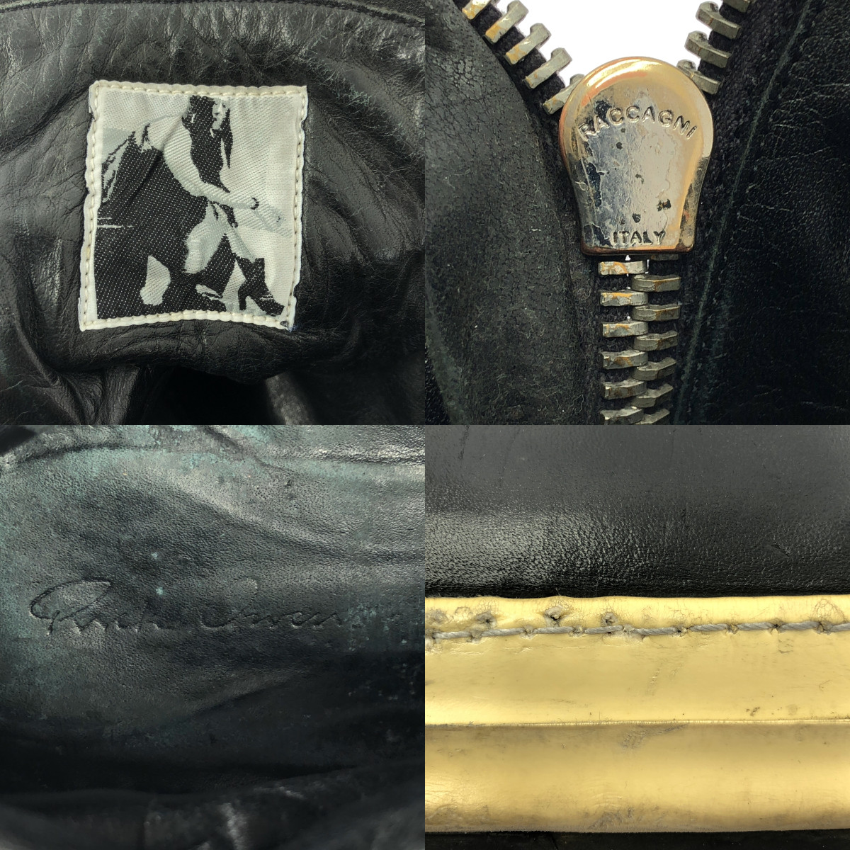 Rick Owens / リックオウエンス RAMONES ラーモンズ / レザー スニーカー