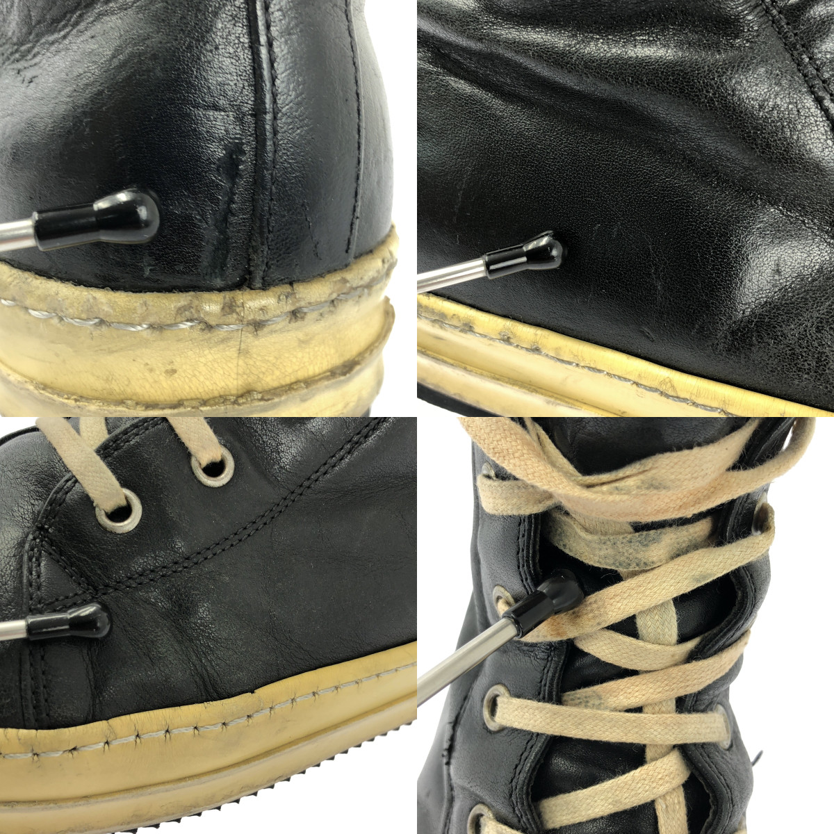 Rick Owens / リックオウエンス RAMONES ラーモンズ / レザー スニーカー