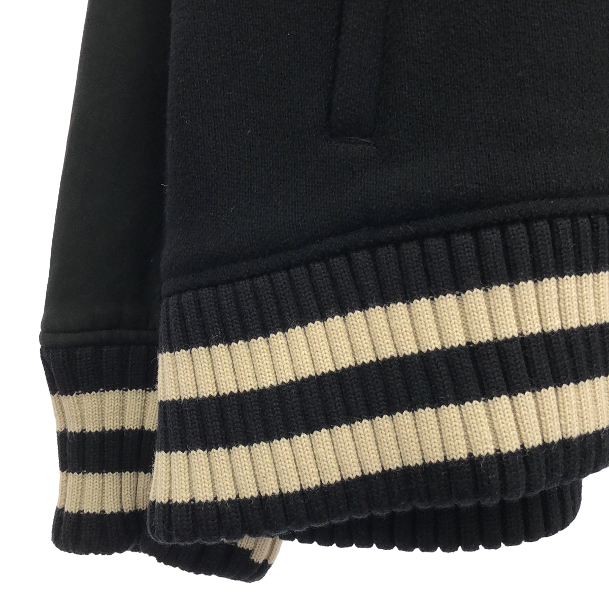 ANCELLM / アンセルム SIDE SLIT VARSITY JACKET サイドスリット バーシティジャケット スタジャン