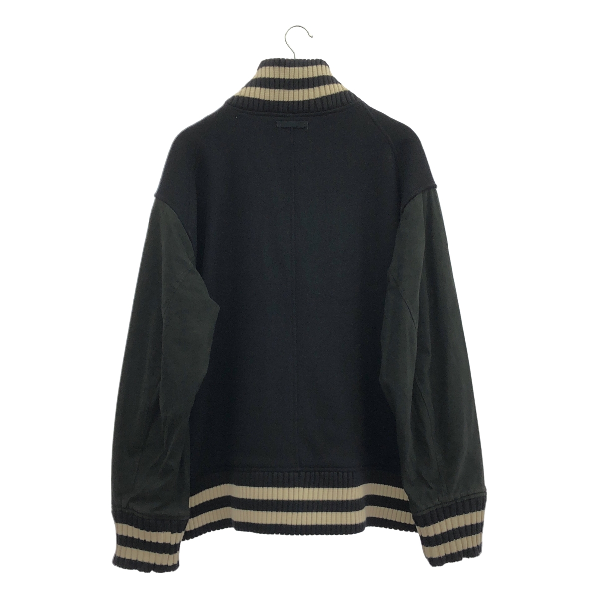 ANCELLM / アンセルム SIDE SLIT VARSITY JACKET サイドスリット バーシティジャケット スタジャン