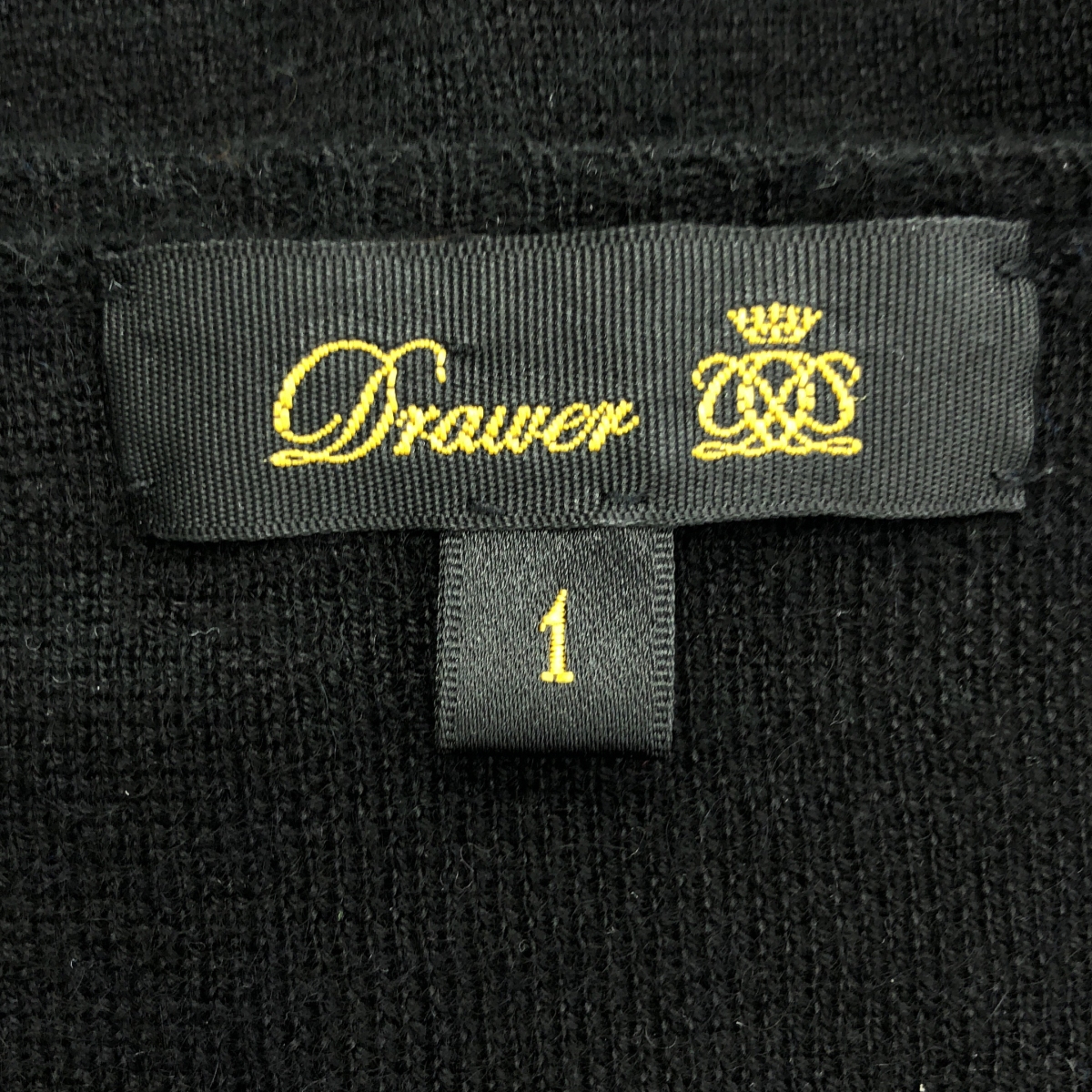 Drawer / ドゥロワー 14G カシミヤクルーネックニット セーター