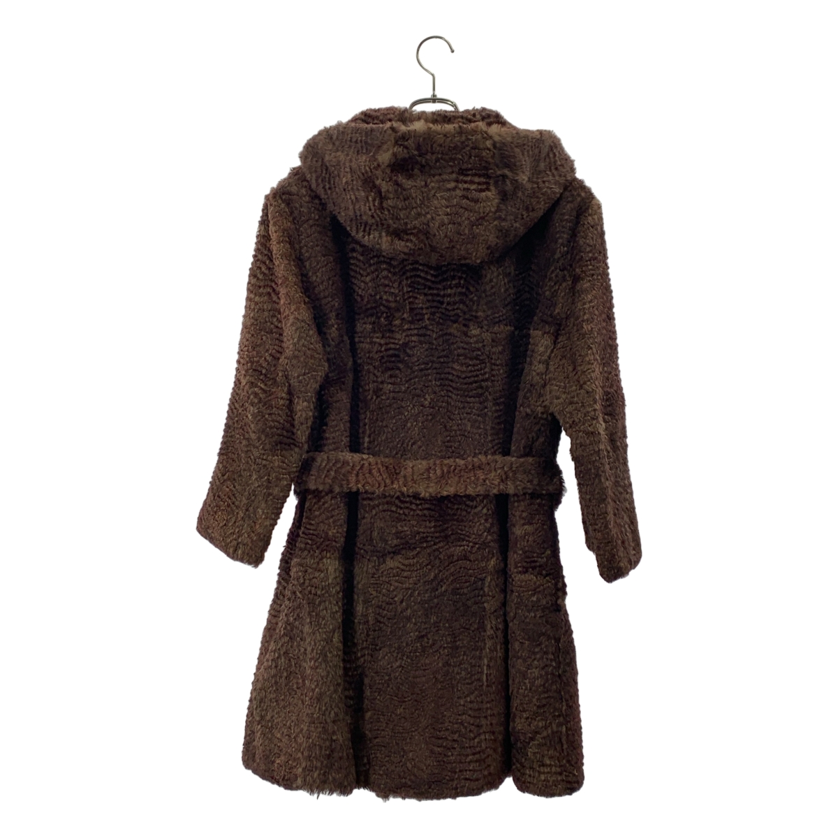 BALMAIN / バルマン オーバーサイズ ファー フーデッド ロングコート