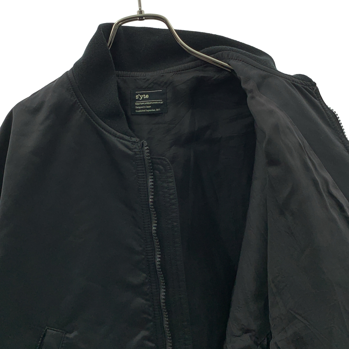 S'YTE YOHJI YAMAMOTO / サイトヨウジヤマモト Nylon Twill Big Long MA-1 ナイロンツイル ビッグ ロング MA-1 ジャケット コート