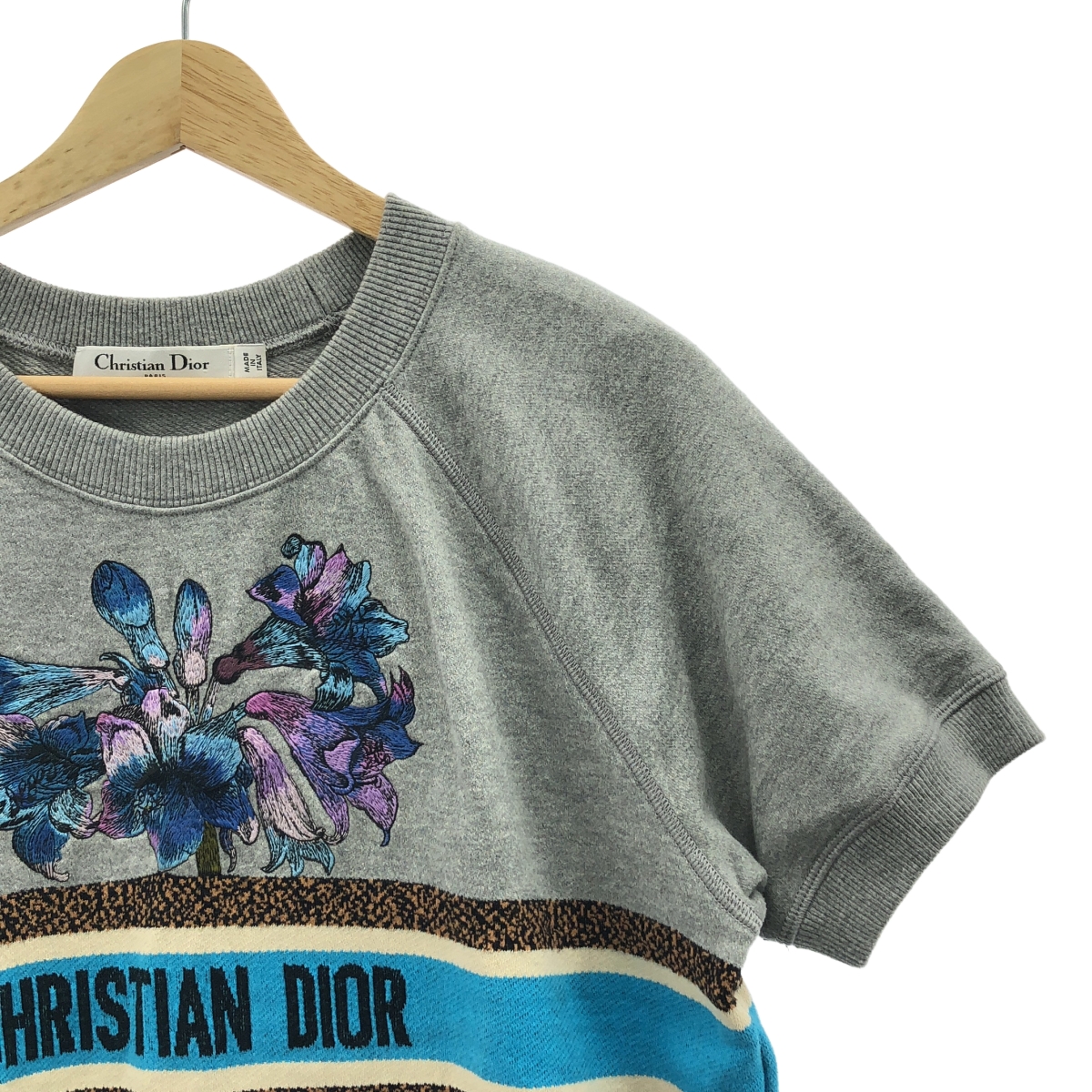 Christian Dior / クリスチャンディオール フラワーモチーフ ロゴ  スウェット プルオーバー