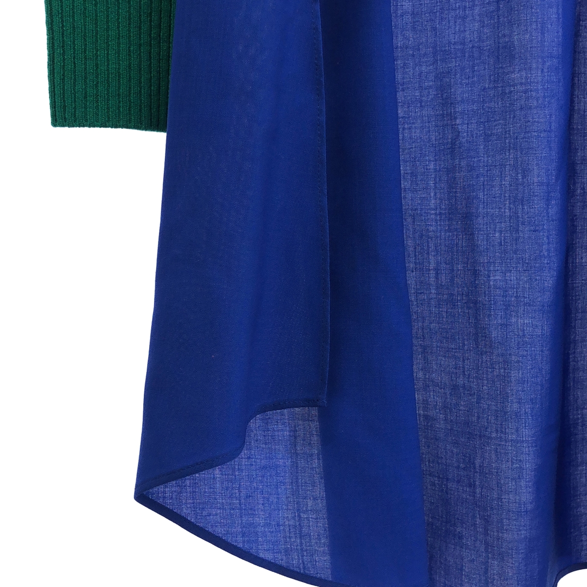 sacai / サカイ Suiting Mix Shirt ニット ドッキング シャツ