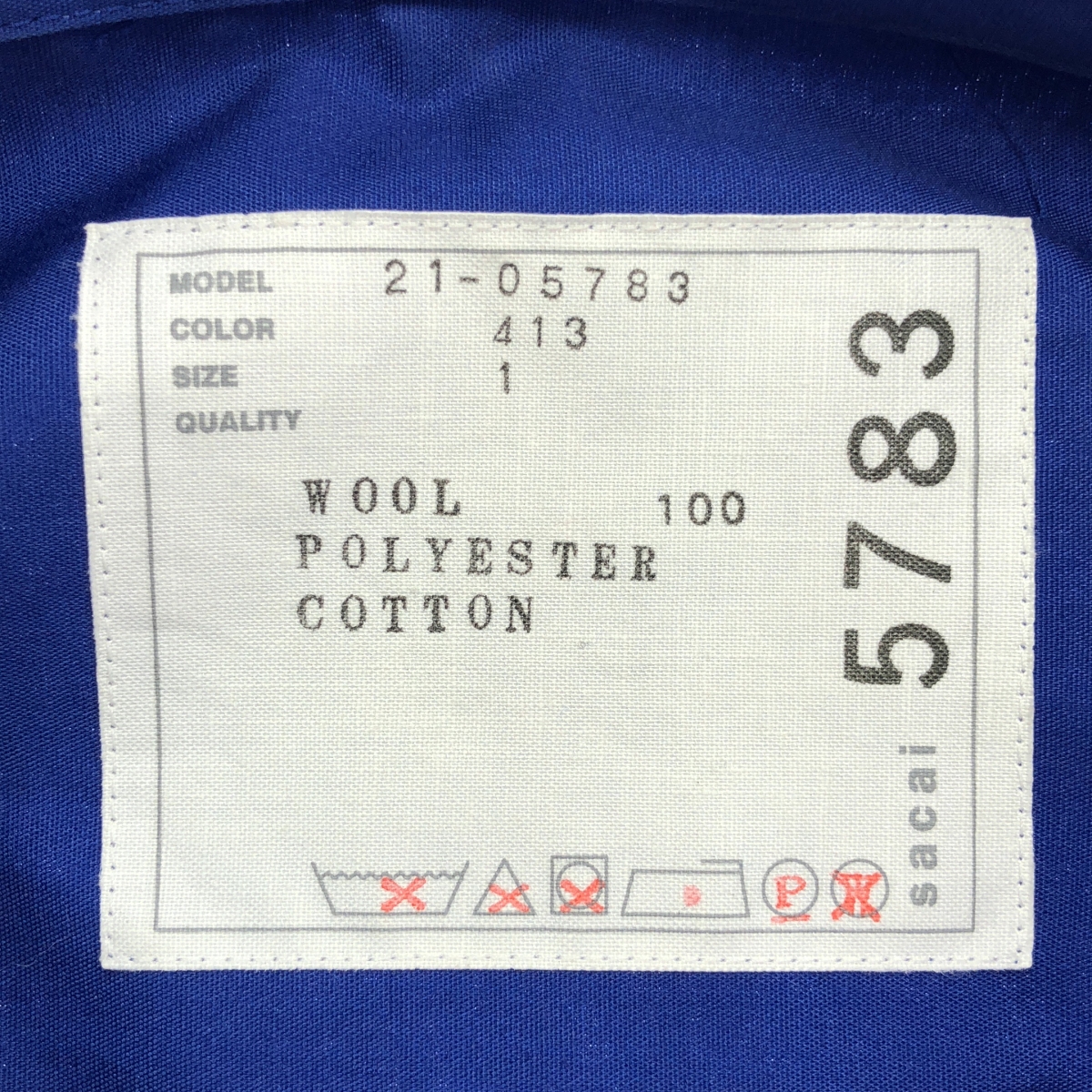 sacai / サカイ Suiting Mix Shirt ニット ドッキング シャツ