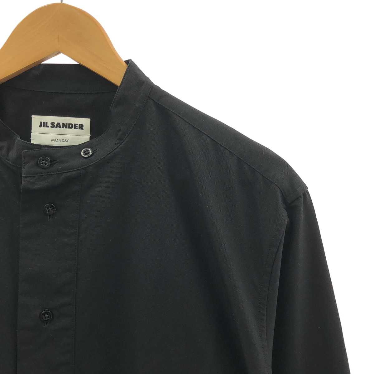 JIL SANDER / ジルサンダー 7days  / Monday P.M. cotton shirt コットン バンドカラーシャツ