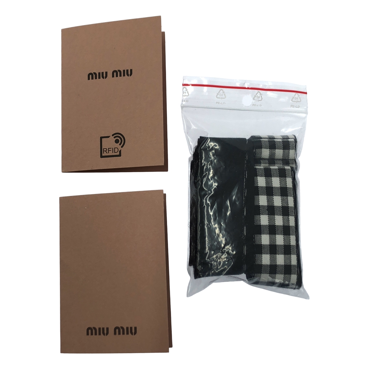 miu miu / ミュウミュウ パテントレザー リボン ダブルストラップ バレエシューズ