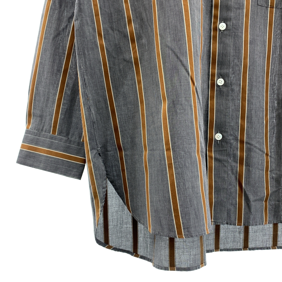 Cristaseya / クリスタセヤ × Salvatore Piccolo / HANDMADE MENS SHIRT / ストライプ オーバーシャツ