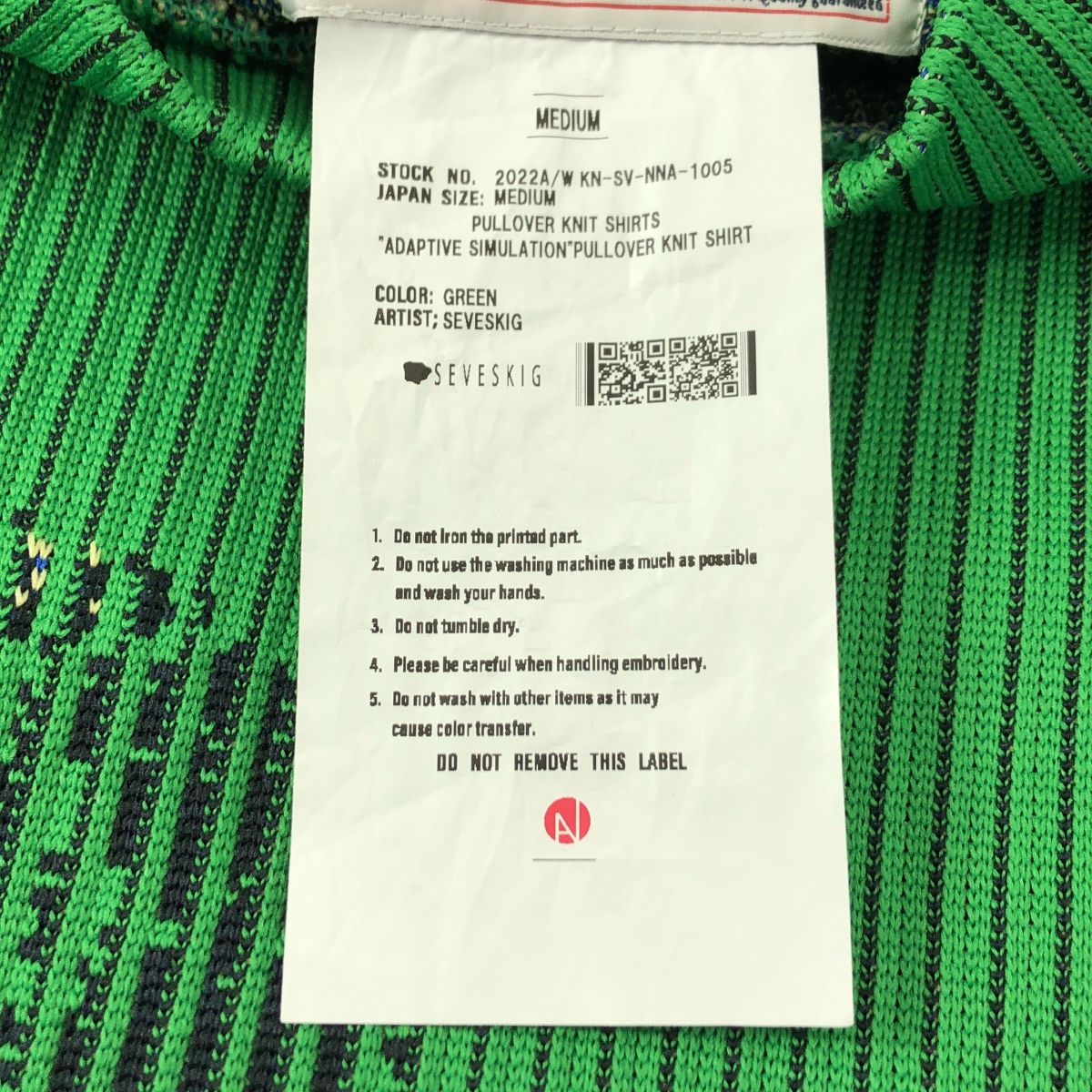 SEVESKIG / セヴシグ ADAPTIVE SIMULATION PULLOVER KNIT SHIRTS ジャガード プルオーバー ニット