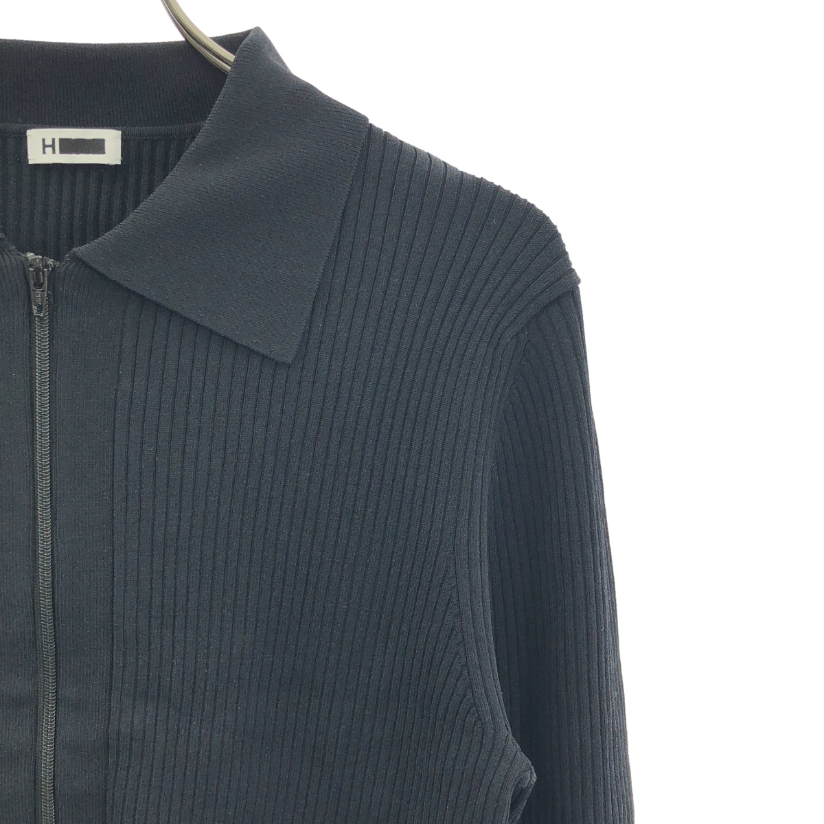 H BEAUTY&YOUTH / エイチビューティアンドユース リブジップ カーディガン