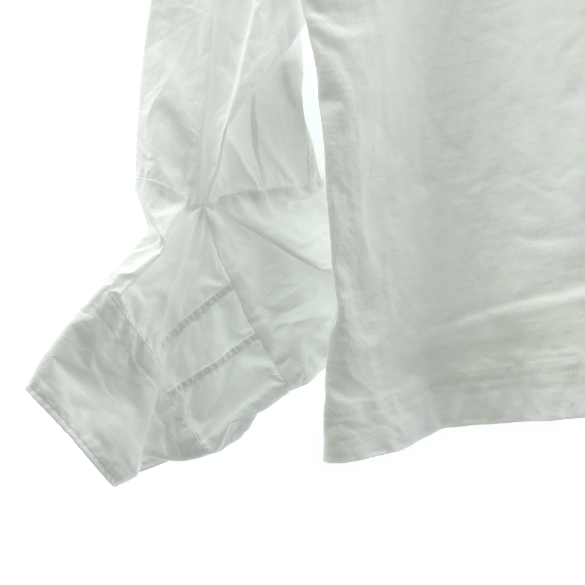 その他 変形スリーブ ドッキング カットソー