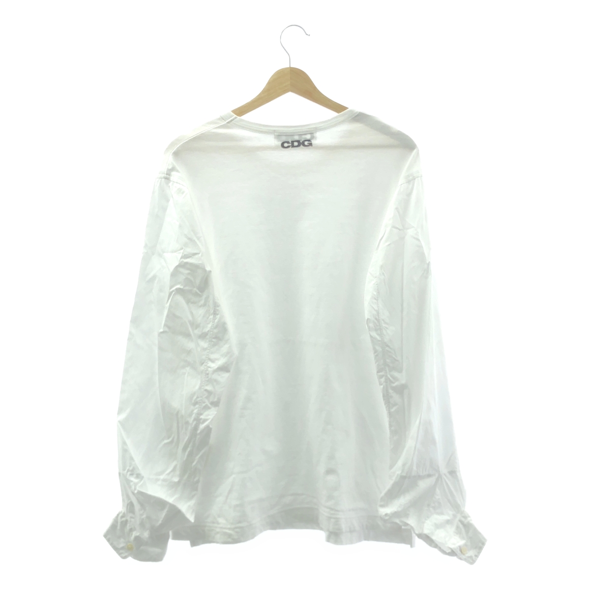 その他 変形スリーブ ドッキング カットソー