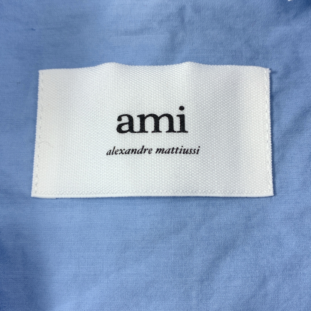 AMI Alexandre Mattiussi / アミ・アレクサンドルマテュッシ AMI Boxy S/S Shirt ボクシー コットン 半袖 シャツ
